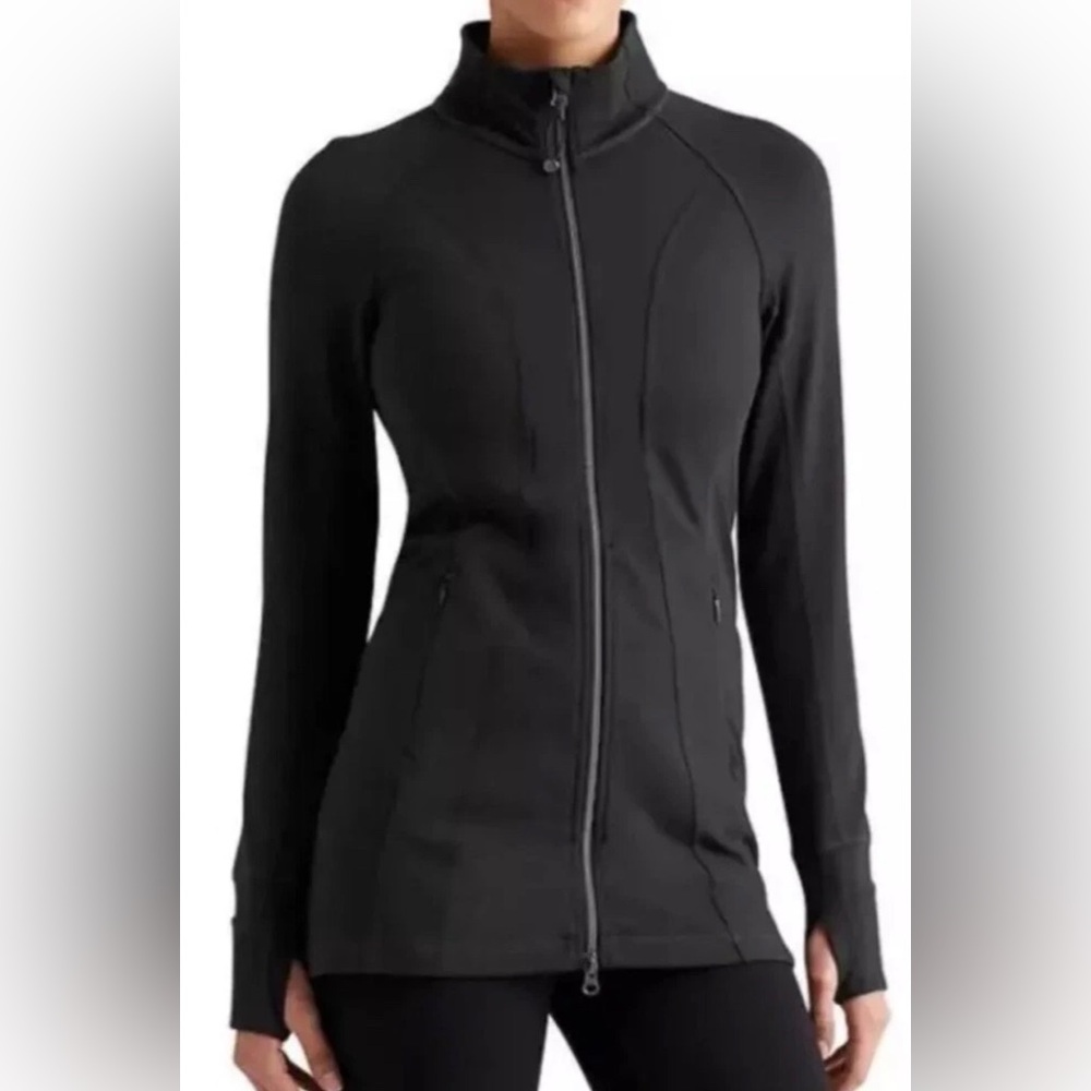 Athleta CYA Hope Jacket 2, Black, XXS